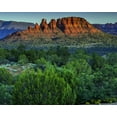 thumbnail image 2 of OBrien, Jay 18x15 White Modern Wood Framed Museum Art Print Titled - Arizona Sunset landscape in Red Rocks State Park, 2 of 4