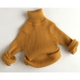 thumbnail image 1 of Pull à Col Roulé à Manches Longues pour Enfants Garçons Filles pour Vacances Fête d'Anniversaire Café 6-7 Ans, 1 of 7