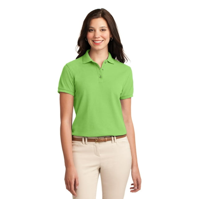 Polo Port Authority® Ladies Silk Touch™. L500 Autoridad Portuaria L500