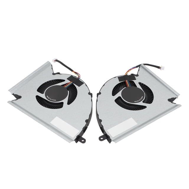 Laptop Cooling Fan, Professional Replacement Cooler Fan for MSI GP76 GE76 WE76 MS 17K2 MS 17K3 Laptops, Compatible, 4 Pin Power Connector, for MSI