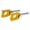 Gold, variant on Red Chain Adjuster Axle Blocks for Sur-ron Ultra Bee UB Electric Dirt Bike