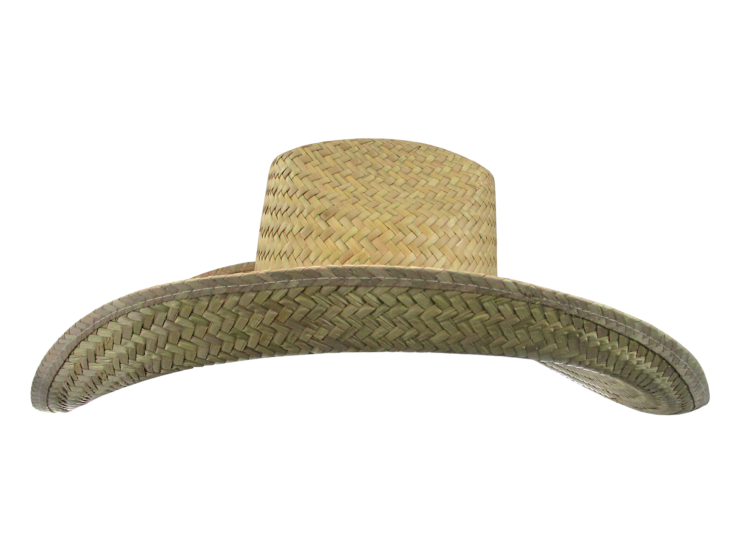 oversized straw cowboy hat