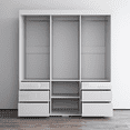 thumbnail image 5 of Monaco 3 Door Modern 71" Wardrobe, 5 of 6