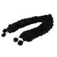 thumbnail image 2 of Wool Pom-Pom Scarf Women Thickened Winter Scarf Imitation Rabbit Fur Comfortable Knit Winter Scarf Neckwear, 2 of 8