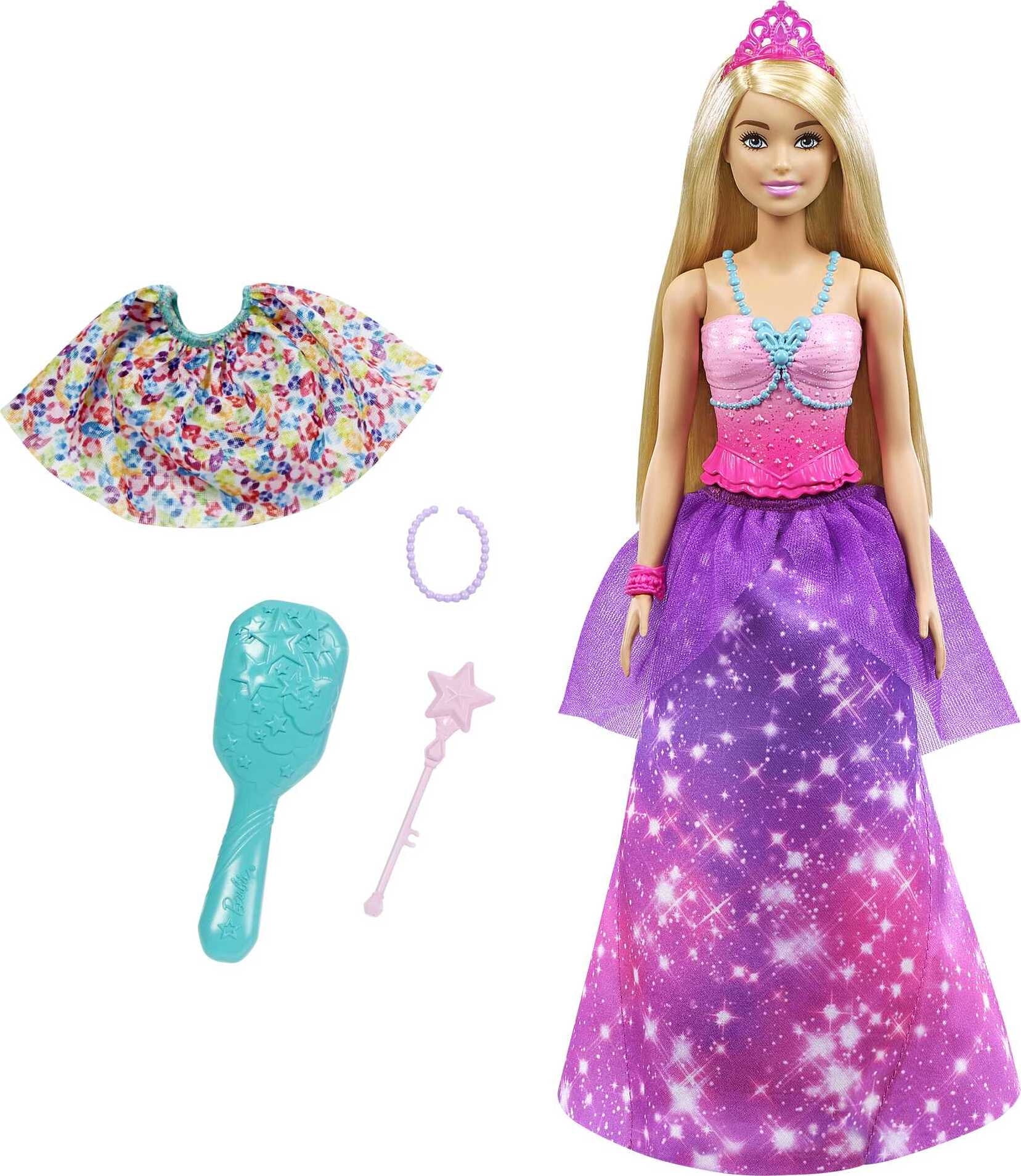 Barbie Dreamtopia Fairytale Doll, 2-in-1 Royal Mermaid Transformation with Accessories - Walmart.com