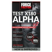 Force Factor Test X180 Alpha V2, 120 Tablets