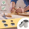 thumbnail image 4 of 4pcs Woodworking Table Clamp 20mm, Aluminum Alloy Stop Work Bench Dog Clamp, T Track Woodworking Work Bench Accessories For Hole, 4 of 5
