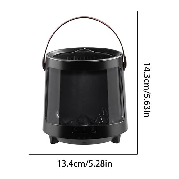 Aurora Flame Essential Oil Diffuser Humidifier,Jellyfish Aroma Diffuser