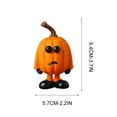 thumbnail image 3 of KMMYS Halloween Pumpkin Outdoor Decoration, Resin Ghost Party Decor, Unique Fall Ornaments, Versatile Indoor Outdoor Use, Whimsical Garden Accent, Safe and Lightweight Holiday Home Decor, 3 of 5