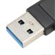 thumbnail image 3 of Adaptateur USB vers USB C à angle droit, adaptateur USB 3.0 A vers USB C Plug and Play à 90 degrés pour ordinateurs portables, téléphones et PC, 3 of 4