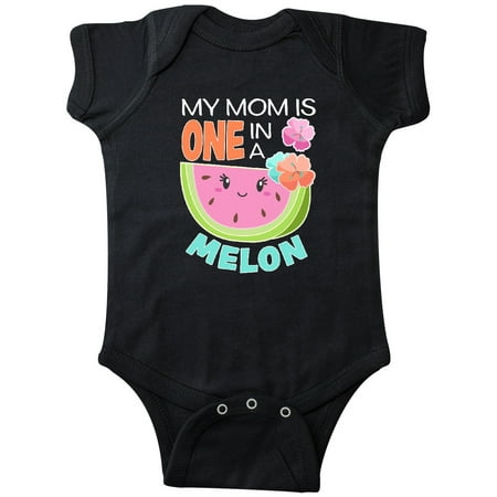 

Inktastic My Mom is One in a Melon Gift Baby Boy or Baby Girl Bodysuit