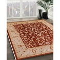thumbnail image 2 of Ahgly Company Indoor Round Mid-Century Modern SandyBrown Oriental Area Rugs, 5' Round, 2 of 6