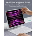 thumbnail image 3 of Funda con teclado para iPad Pro 12.9 (2022/2021/2020/2018) - Blanco, 3 of 7