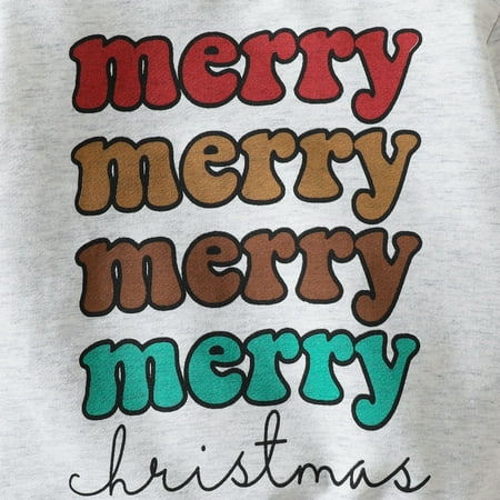 

nsendm Toddler Sweatsuit Boys Xmas Kids Toddler Infant Newborn Baby Boys Girls Letter Color Full Zip Hooded Sweatshirt for Boys Childrenscostume Grey 2-3 Years