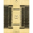 thumbnail image 1 of Ahgly Company Machine Washable Indoor Rectangle Abstract Dark Brown Area Rugs, 2' x 3', 1 of 1