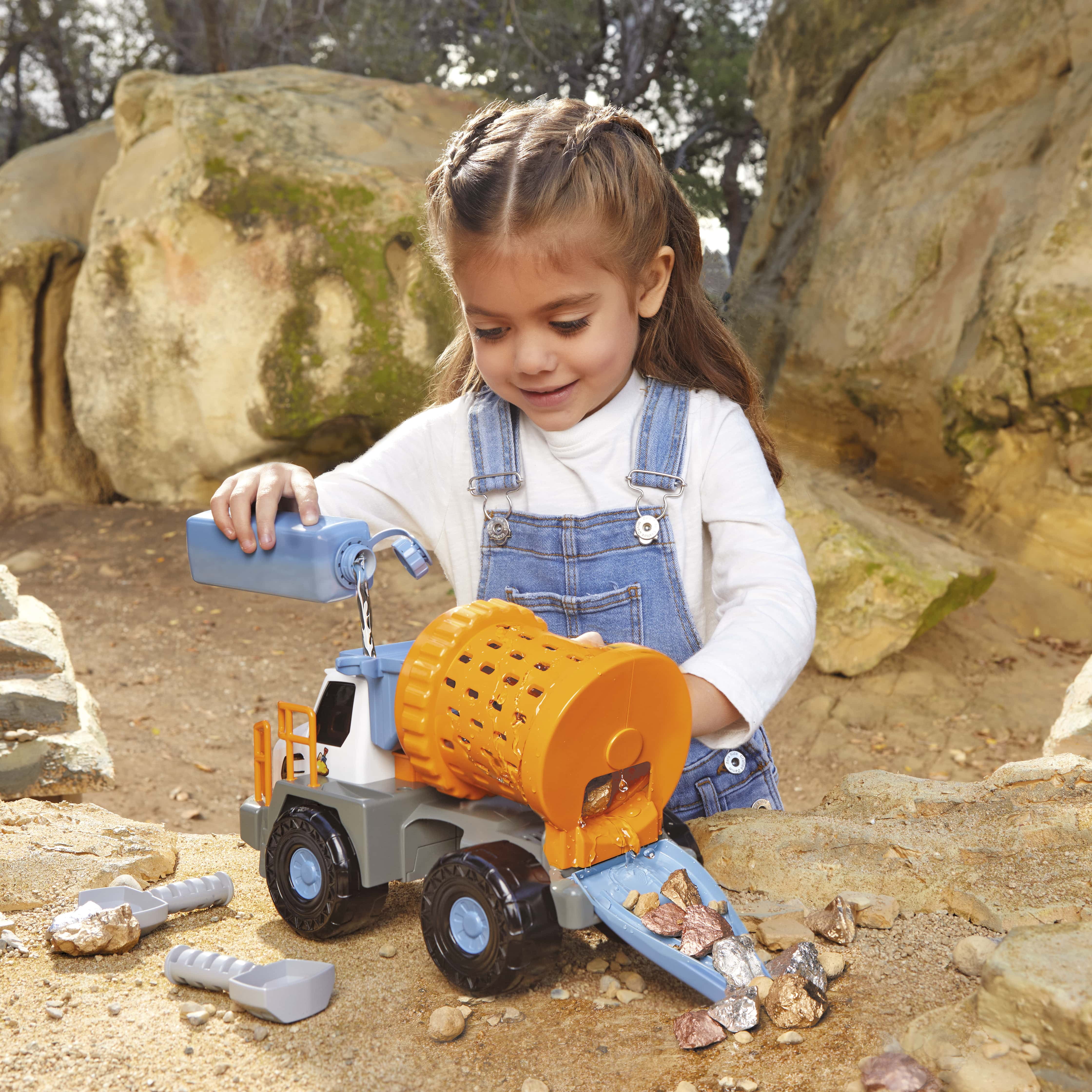 Big Adventures Metal Detector Mining Truck, STEM Toy Vehicle for Girls, Boys, Kids Ages 3+