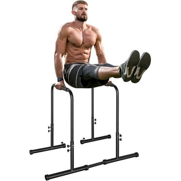 Dripex 1100lbs Adjustable Dip Bar Heavy Duty Steel Dip Station, Hoe
