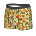 thumbnail image 5 of Goofa Leaves Avocado Printed Men's Boxer Briefs Underwear, Moisture-Wicking Underwear, Trunk,Soft and Breathable Cotton Underwear-X-Large, 5 of 9