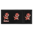 thumbnail image 4 of FUIALDOLG Cute Red Dinosaur Trifold Card Wallet, Polyester Slim Portable Pouch for Kids Daily Travel and Sports Use, 4 of 7