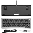 thumbnail image 6 of Cooler Master CK720 Hot-swappable Mechanical Keyboard with Kailh Box V2 Mechanical Red Switch, 65% Layout, USB-C Connectivity, RGB Lighting and 3-way Dial, Space Gray, 6 of 16