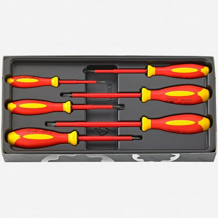 

Stahlwille 4695 VDE Slotted and Phillips Screwdriver Set DRALL+