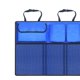thumbnail image 3 of Riwesomey Bolsa de almacenamiento para asiento trasero de coche, redes colgantes múltiples, bolsa de bolsillo para maletero, organizador, almacenamiento Ventana automotriz Verbessertes Dunkelblau Riwesomey CZ9208-08, 3 of 6