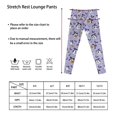 thumbnail image 6 of COEQINE Girls Leggings Fashion Buttery Soft Halloween Yoga Pants for Jogging Running, Witch Hat Ghost Bat Star Violet, for 4-5 Years Kids Girls, 6 of 7