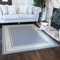 thumbnail image 1 of Ottomanson Ottohome Collection Non-Slip Rubberback Bordered Design Indoor Area Runner Rug/Entryway Mat, 1 of 7