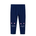 thumbnail image 2 of Godderr Girls Baby Leggings，kids Fashion Spring Blue Pants Toddler Anti-Mosquito Pants, 2 of 7