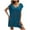 Blue, variant on Tqyyweavej Bathing Suits Crochet Coverups for Women Sleeveless Solid Color Loose Swim Cover Up V Neck Free Size Swimsuit Cover Up