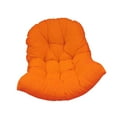 thumbnail image 1 of Cojín de asiento de cesta colgando, almohadilla de silla, balcón de la casa de poliéster accesorios de muebles de reemplazo grueso, alfombra de silla naranja, 1 of 9