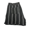 thumbnail image 3 of Briggs Womens Linen Blend Shorts Size: XS, Color: Black Stripe, 3 of 4