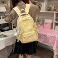 thumbnail image 4 of Casual Daily School Travel Bag Lightweight 15.6 Inch School Backpack with Multi-Pocket Large Capacity for Women Casual (Yellow), 4 of 12