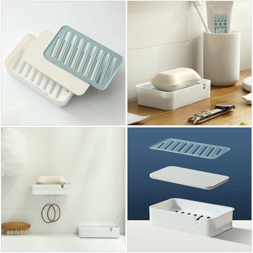 1 Set Creative Durable Practical Portable Soap Shelf for Contain Home Hold 