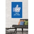 thumbnail image 2 of DaVid Olenick - I Give Pity Likes Wall Poster, 22.375" x 34", 2 of 4