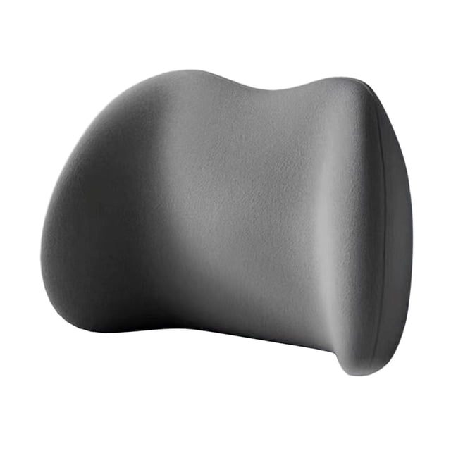 Almohada de apoyo lumbar Salvador para asiento espuma viscoelástica gris