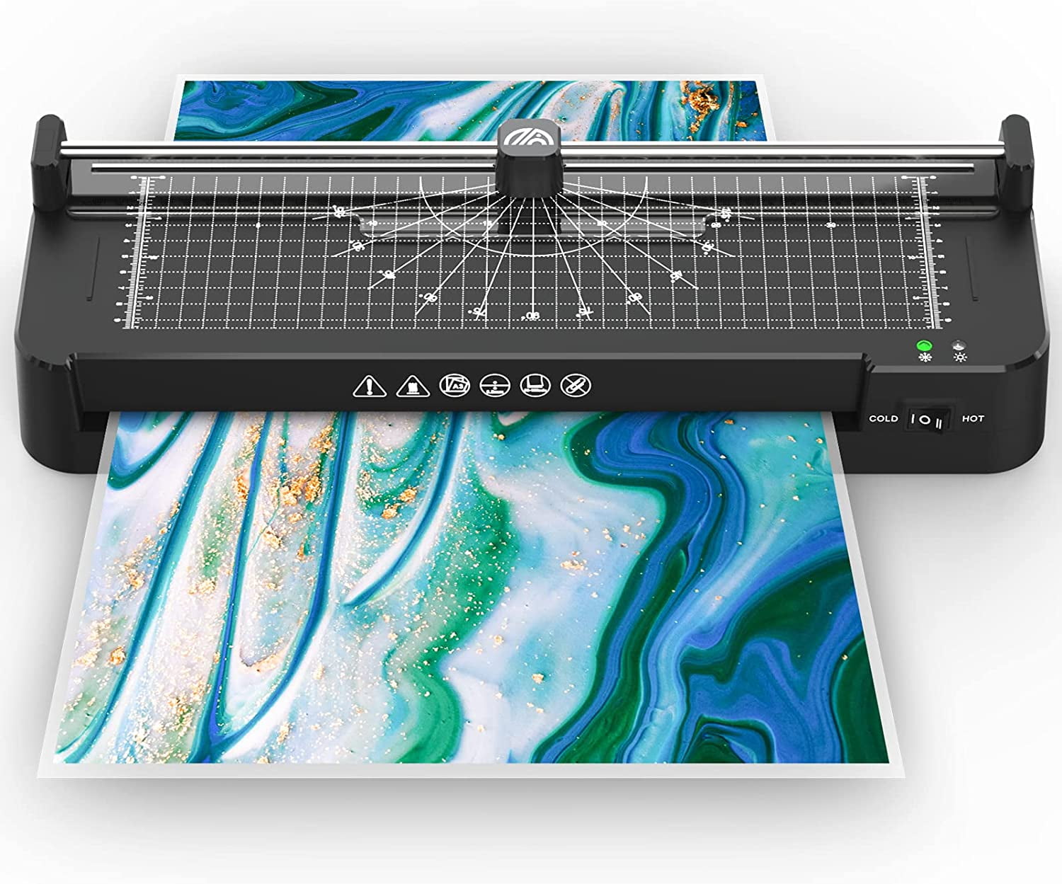 Laminator 13 Inch Wide with Laminating Sheets 50pcs, Laminator Machine