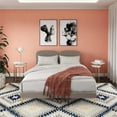 thumbnail image 3 of CosmoLiving by Cosmopolitan Coco Upholstered Bed Frame, Queen, Taupe Velvet, 3 of 18