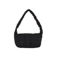 thumbnail image 3 of Bolsa bandolera de nailon para mujer diseño con espacio bandolera acolchada de color liso JShteea Para Estrenar, 3 of 9