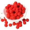 thumbnail image 2 of Bola de peluche de color elástico de 10 a 30 mm de alto, bola de pelo pequeña para niños de jardín de infantes, accesorios hechos a mano para bricolaje, bola de pelo, 2 of 6