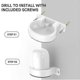 thumbnail image 2 of For Nest WiFi Pro Wall Mounting Bracket Intelligent Speaker Wall Storage Bracket Base, 1 PCS, 2 of 5