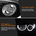 thumbnail image 7 of Spec-D Tuning SMD LED Dual Halo Projector Headlights Black Compatible with 1998-2004 Chevy S10 Pickup, 1998-2004 Chevy S10 Blazer, Left + Right Pair Headlamps Assembly, 7 of 7