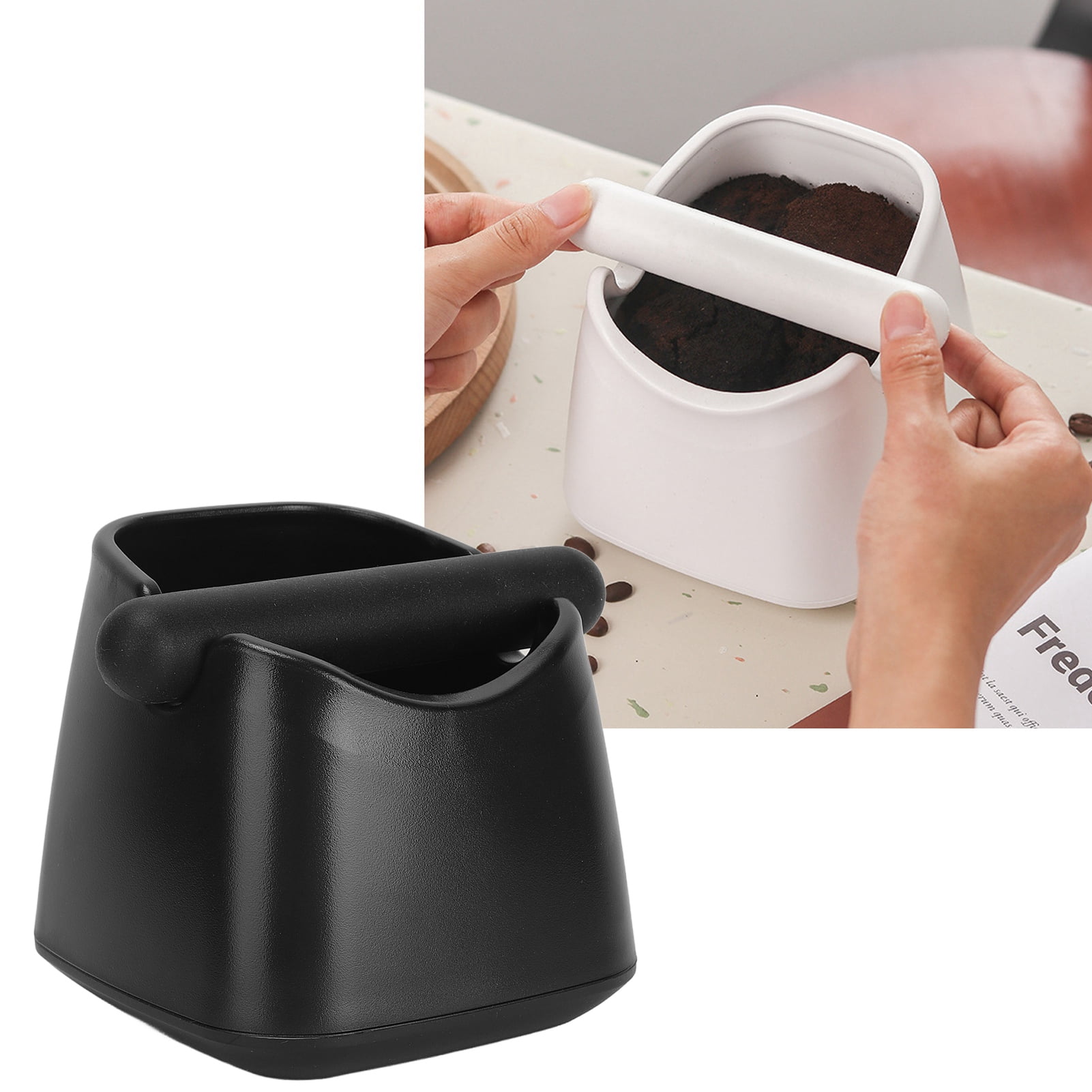 Coffee Knock Box Barista Per Espresso - Scatola Fondi Con Barra In Gomma Rimovibile