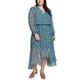 thumbnail image 1 of Vestido alto y bajo Floral 1.STATE para mujer azul 2X, 1 of 1