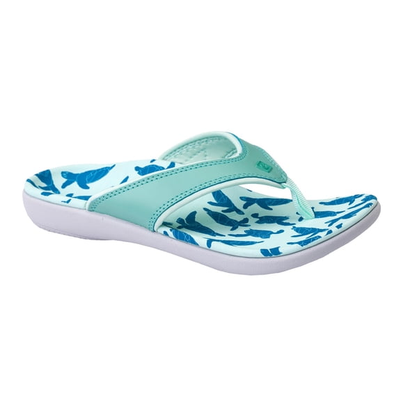 Spenco Yumi Ocean Women's Orthotic Thong Sandal