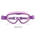 thumbnail image 3 of Kids Swimming Goggles, Kids Swim Goggles for Boys Girls Junior Children Age 8-13, Quick Release Strap Anti-Leak Goggles White, 3 of 4