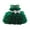 Green, variant on Mercatoo Kids Girls Puff Sleeve Mesh Tutu Princess Dress Prom P𝐚rty Dress Bow Tulle 𝐌ini Dress Girls Formal Dress