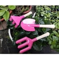 thumbnail image 2 of Tachiuwa 3pcs wooden handle Mini Rake Fork Set for Kid Beach Sandbox Toy Safe Pink, 2 of 8