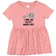 thumbnail image 3 of Inktastic Grandchild Best Abuela Ever Girls Baby Dress, 3 of 5