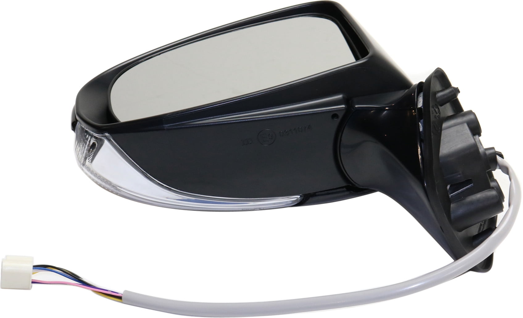 Mirror Compatible With 2015 Toyota Prius Left Driver Side Heated In-housing Signal Light Paintable Kool-Vue
